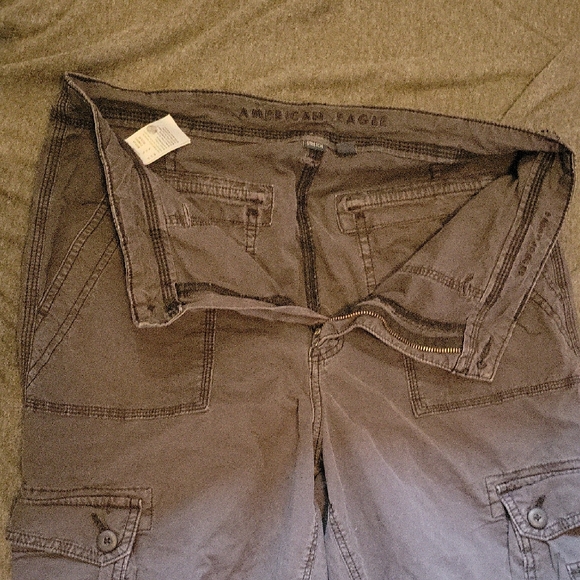 American Eagle Outfitters Denim - American Eagle Outfitters Women's Charcoal Ankle Jeans